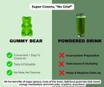 Daily Greens Gummies with Spirulina & Probiotics