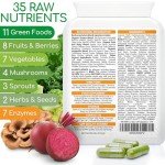 EasyGreens Organic Superfood Capsules - 100 Vegan