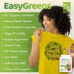 EasyGreens Organic Superfood Capsules - 100 Vegan