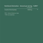 Vegan Creatine Monohydrate Capsules for Muscle Growth