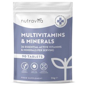 Vegan Multivitamin Tablets for Active Lifestyles - 90 Count