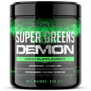 Super Greens Demon – Vegan Superfood Powder, 50 Servings