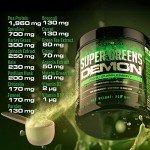 Super Greens Demon – Vegan Superfood Powder, 50 Servings