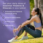 Vegan Multivitamin Tablets for Active Lifestyles - 90 Count