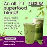 Plexira Super Greens Powder with Mushrooms – Mango Mix