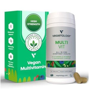 Vegan Multivitamin Tablets for All Adults – 60 Count