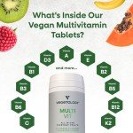 Vegan Multivitamin Tablets for All Adults – 60 Count