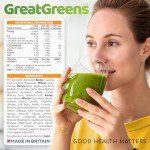 GreatGreens Organic Super Greens Powder - 300g Blend