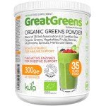 GreatGreens Organic Super Greens Powder - 300g Blend