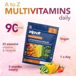 Zipvit A-Z Vegan Multivitamin Tablets, 90 Count