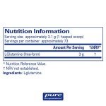 Pure Encapsulations L-Glutamine Powder 227g