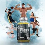 Vegan Creatine Monohydrate Gummies - 3000 mg 90 Count