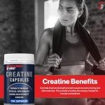 Creatine Monohydrate Capsules for Recovery - 120 Count