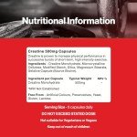 Creatine Monohydrate Capsules for Recovery - 120 Count