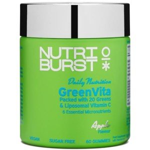 Nutriburst GreenVita Super Greens Gummies - Vegan Blend