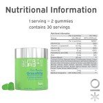 Nutriburst GreenVita Super Greens Gummies - Vegan Blend