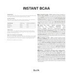 Tropical BCAA Powder - Pure Instant Amino Acids