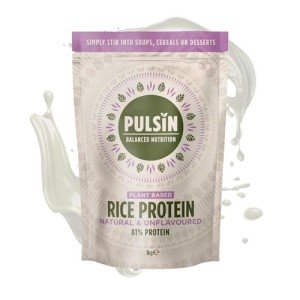 Pulsin Vegan Rice Protein Powder - Natural 1kg
