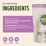 Pulsin Vegan Rice Protein Powder - Natural 1kg