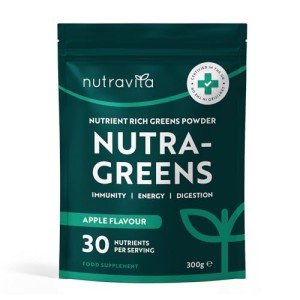 Nutravita Super Greens Powder - 23 Vegan Ingredients