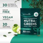 Nutravita Super Greens Powder - 23 Vegan Ingredients