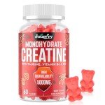 Berry Flavor Creatine Monohydrate Gummies for Muscle Growth