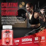 Berry Flavor Creatine Monohydrate Gummies for Muscle Growth