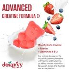 Berry Flavor Creatine Monohydrate Gummies for Muscle Growth