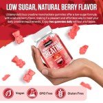 Berry Flavor Creatine Monohydrate Gummies for Muscle Growth