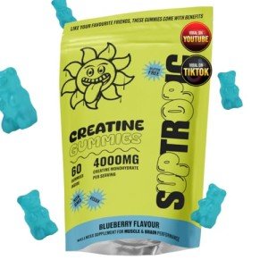 Suptropic Creatine Gummies - 4000mg, Vegan Friendly