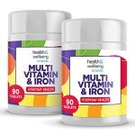 Easy-to-Swallow Multivitamin & Iron Tablets (180)