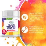 Easy-to-Swallow Multivitamin & Iron Tablets (180)