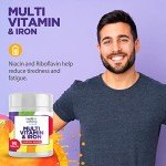 Easy-to-Swallow Multivitamin & Iron Tablets (180)