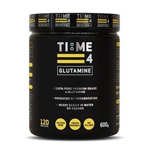 Time 4 Glutamine Powder - 600g Unflavoured Tub