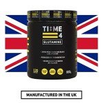 Time 4 Glutamine Powder - 600g Unflavoured Tub