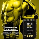 Time 4 Glutamine Powder - 600g Unflavoured Tub