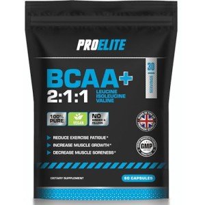 BCAA 3000mg Vegan Capsules with Vitamins B12 & B6