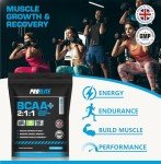 BCAA 3000mg Vegan Capsules with Vitamins B12 & B6