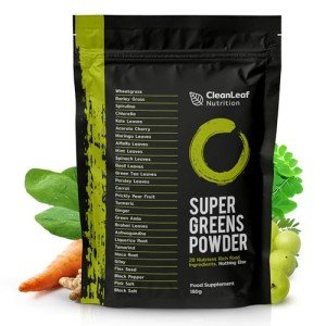 CleanLeaf Nutrition Super Greens Powder - Vegan Blend