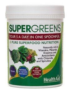 HealthAid SuperGreens Powder - 200g Green Blend