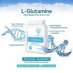 L-Glutamine 500mg - Pure Amino Acid Capsules