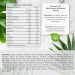 Vegan Multivitamin Tablets for Adults 50+ - 180 Count