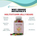 Vegan Multivitamin Jelly Beans for Adults – 120 Count