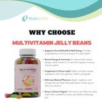 Vegan Multivitamin Jelly Beans for Adults – 120 Count