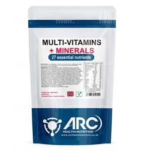 Vegan Multivitamin Tablets with 27 Essential Nutrients