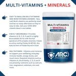 Vegan Multivitamin Tablets with 27 Essential Nutrients