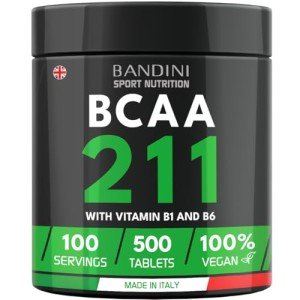 Bandini® BCAA 2:1:1 – 500 Vegan Tablets
