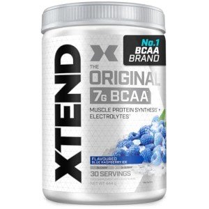 XTEND Blue Raspberry BCAA Powder - 30 Servings