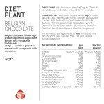 PhD Vegan Protein Powder - Belgian Chocolate, 1kg