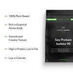 Soy Protein Isolate Powder - 100% Plant-Based, Vanilla